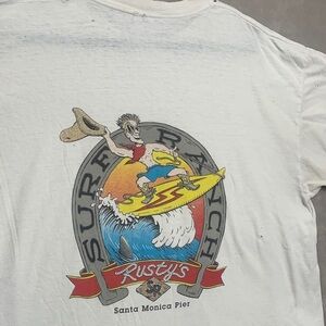 Beach Bum California Beach Pier Surf Ranch Santa Monica Vtg